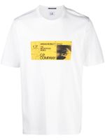 C.P. Company t-shirt en coton à imprimé graphique - Blanc - thumbnail