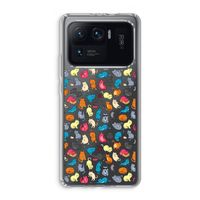Kleurrijke katten: Xiaomi Mi 11 Ultra Transparant Hoesje