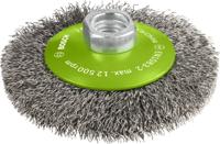 Bosch Accessoires Kegelborstel, roestvrij 100 mm, 0,35 mm, 12500 U/ min, 14 1st - 2608622108