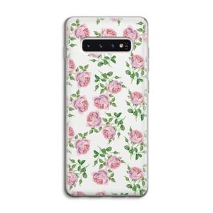 Kleine roosjes: Samsung Galaxy S10 4G Transparant Hoesje
