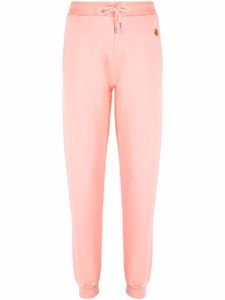 Kenzo pantalon de jogging en coton à patch tigre - Rose