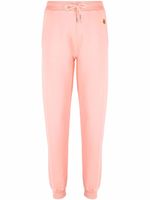 Kenzo pantalon de jogging en coton à patch tigre - Rose