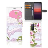 Sony Xperia 5II | Telefoonhoesje | Met pasjeshouder | Bird Standing
