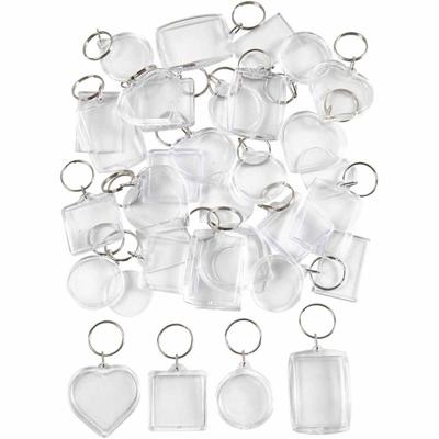 Creativ Company Sleutelhanger, afm 40-50 mm, 100 stuk/ 1 doos