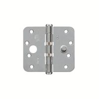 Axa Veiligheidskogellagerscharnier topcoat gegalvaniseerd ronde hoeken 89 x 102 x 2.4mm SKG*** 1543-45-23/V4 - thumbnail