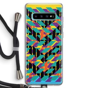 Skew Bee 1: Samsung Galaxy S10 Plus Transparant Hoesje met koord