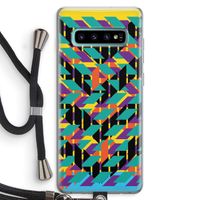 Skew Bee 1: Samsung Galaxy S10 Plus Transparant Hoesje met koord