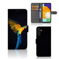 Samsung Galaxy A04s | Samsung Galaxy A13 5G | Telefoonhoesje | Met pasjeshouder | Papegaai