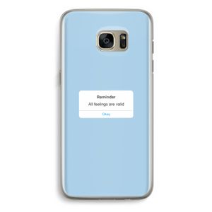Reminder: Samsung Galaxy S7 Edge Transparant Hoesje