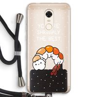 You're Shrimply The Best: Xiaomi Redmi 5 Transparant Hoesje met koord