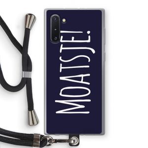 Moatsje!: Samsung Galaxy Note 10 Transparant Hoesje met koord