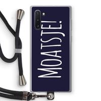 Moatsje!: Samsung Galaxy Note 10 Transparant Hoesje met koord
