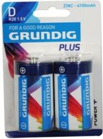 Grundig batterijen R20/D ZN 4100 mAh 2 stuks - thumbnail
