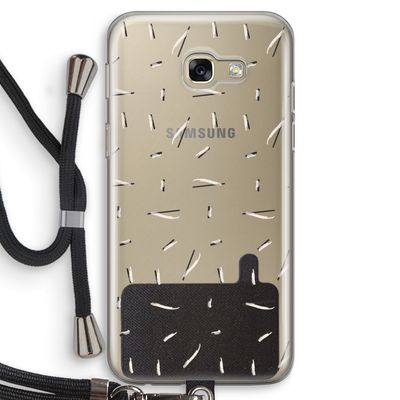 Hipster stripes: Samsung Galaxy A5 (2017) Transparant Hoesje met koord