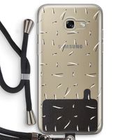 Hipster stripes: Samsung Galaxy A5 (2017) Transparant Hoesje met koord