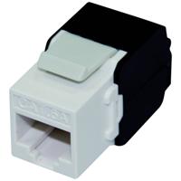ROLINE Cat.6A (Klasse EA) Keystone, niet afgeschermd, zonder gereedschap, wit