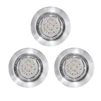 Eglo Ledspot Peneto (3) 3x5w - 3000K - 8,7cm nikkel mat 94407