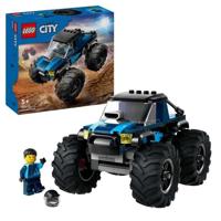 LEGO 60402 City De blauwe monstertruck, terreinwagen, speelgoedauto en chauffeur minifiguur, kindercadeau