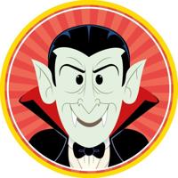 Halloween thema tafel onderzetters - vampier - horror party - 10x - viltjes - karton - versiering