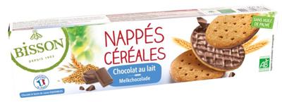 Bisson Melk chocolade frosted granenkoekjes bio