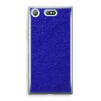 Majorelle Blue: Sony Xperia XZ1 Compact Transparant Hoesje - thumbnail