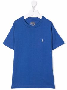 POLO RALPH LAUREN KIDS t-shirt à logo brodé - Bleu