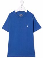 POLO RALPH LAUREN KIDS t-shirt à logo brodé - Bleu - thumbnail