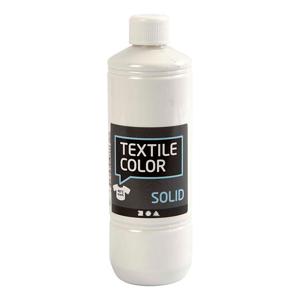 Creativ Company Textiel Color Verf Dekkend Wit, 500ml