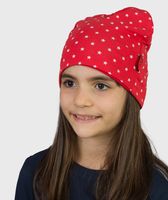 Baggy Hat Small Stars Red