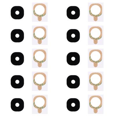 10 stuks Back Camera lenscover met Sticker voor Galaxy J7 (2016) / J710