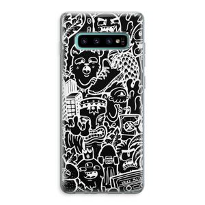 Vexx Black Mixtape: Samsung Galaxy S10 Plus Transparant Hoesje