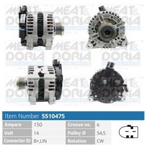 Meat Doria Alternator/Dynamo 5510475