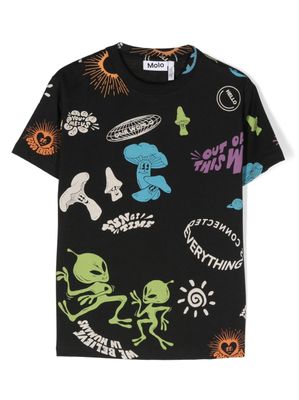 Molo t-shirt Rodney Living Colour - Noir