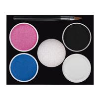 Vlinder schmink setje 4 kleuren