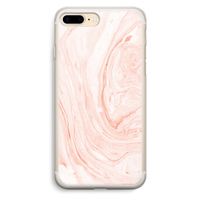 Peach bath: iPhone 7 Plus Transparant Hoesje