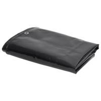 VidaXL Dekzeil 650 g/m² 2x3 m zwart VidaXL Dekzeil 650 g/m² 2x3 m zwart