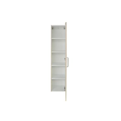 Kolomkast Sanicare Q9/Q10/Q11 1 Soft-Closing Deur Chromen Greep 160x33,5x32 cm Schots-Eiken