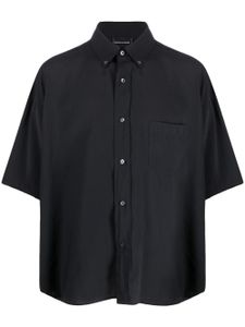 Emporio Armani chemise à poches plaquées - Noir