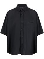 Emporio Armani chemise à poches plaquées - Noir