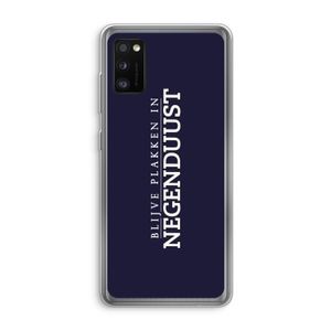Blijve plakken in Negenduust: Samsung Galaxy A41 Transparant Hoesje