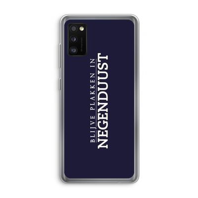 Blijve plakken in Negenduust: Samsung Galaxy A41 Transparant Hoesje