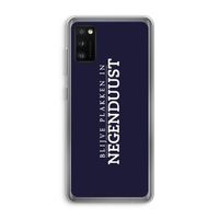 Blijve plakken in Negenduust: Samsung Galaxy A41 Transparant Hoesje