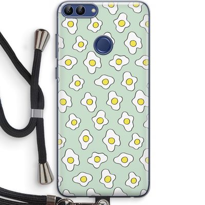 Spiegeleitjes: Huawei P Smart (2018) Transparant Hoesje met koord