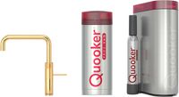 Quooker Fusion square met PRO3 boiler en CUBE reservoir 5-in-1 kokend water kraan Goud Quooker Fusion square met PRO3 boiler en CUBE reservoir 5-in-1 kokend water kraan Goud