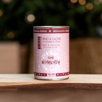 alsa-nature XMAS Rund & Zalm met aardappel en worteltjes, 400 g, Aantal: 12 x 400 g