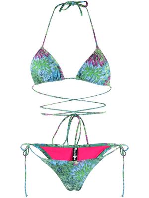 Reina Olga bikini Miami à fleurs - Vert