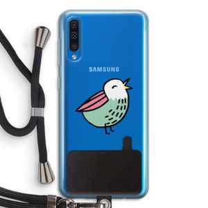 Birdy: Samsung Galaxy A50 Transparant Hoesje met koord