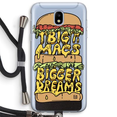 Big Macs Bigger Dreams: Samsung Galaxy J5 (2017) Transparant Hoesje met koord