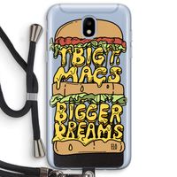 Big Macs Bigger Dreams: Samsung Galaxy J5 (2017) Transparant Hoesje met koord