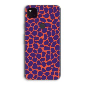 Purple Giraffe: Google Pixel 4a 5G Transparant Hoesje
